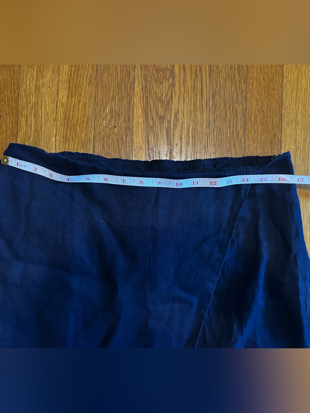 Quince 100% European Linen Skort - Picture 11 of 12